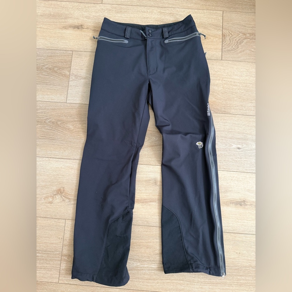 Mountain Hardwear Conduit Softshell Ski Snowboard Zip Lined Snow Pants Men’s S